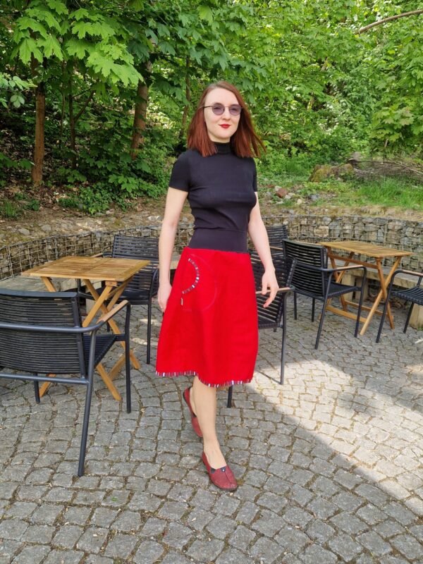 Lněná sukně